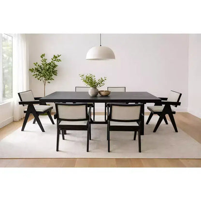 Chaises d'appoint Raquel, lot de 2, noires
