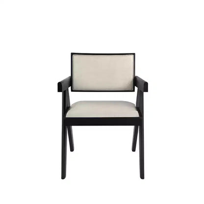 Chaises d'appoint Raquel, lot de 2, noires