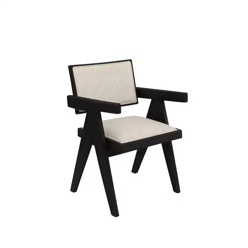 Chaises d'appoint Raquel, lot de 2, noires