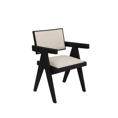Chaises d'appoint Raquel, lot de 2, noires