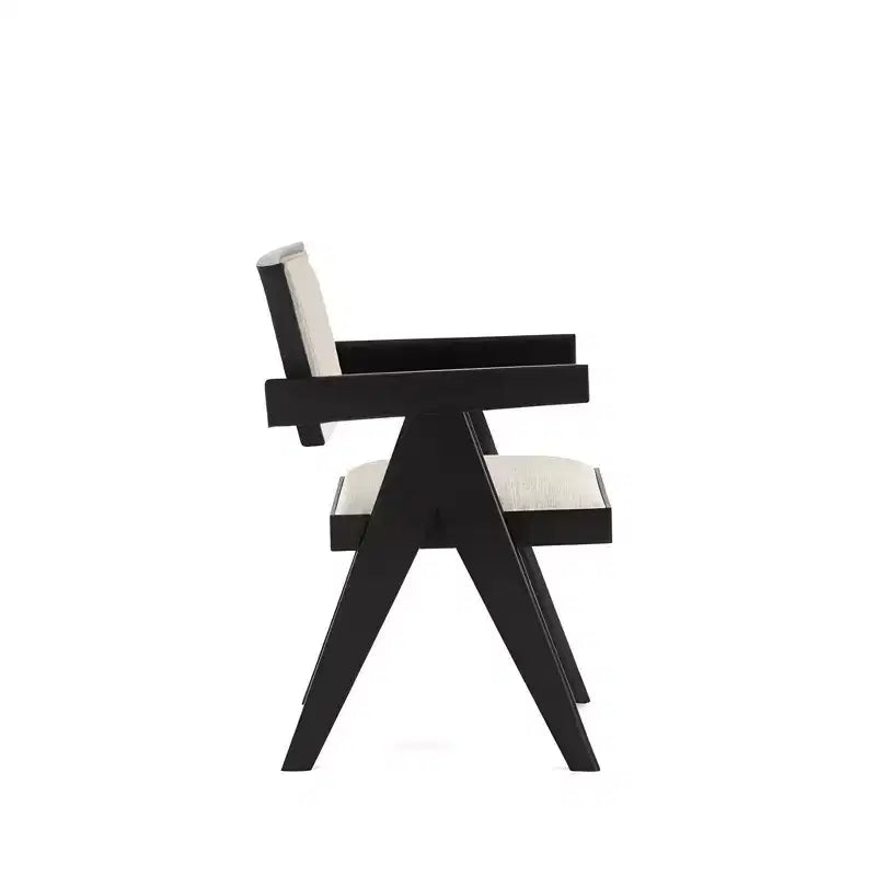 Chaises d'appoint Raquel, lot de 2, noires