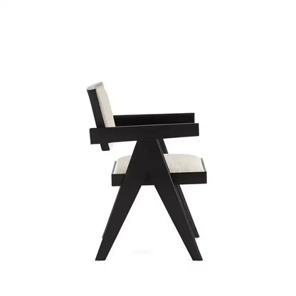 Chaises d'appoint Raquel, lot de 2, noires