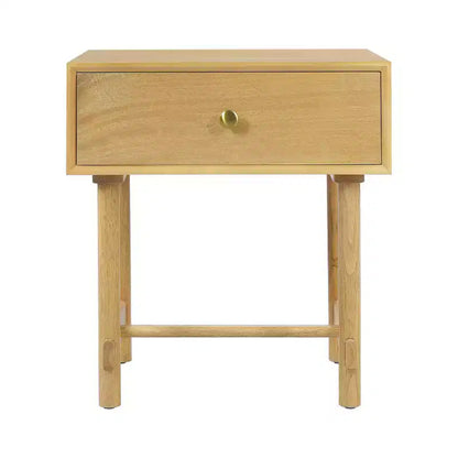 Christopher Knight Home Dawson Table de chevet scandinave moderne en bois massif avec tiroir