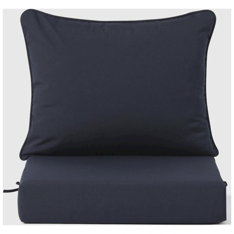 Polytrends Birchwood Canapé d'extérieur en HDPE résistant aux intempéries pour terrasse avec coussins (3 pièces)