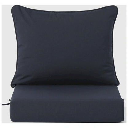 Polytrends Birchwood Canapé d'extérieur en HDPE résistant aux intempéries pour terrasse avec coussins (3 pièces)