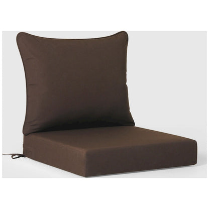 Polytrends Birchwood Canapé d'extérieur en HDPE résistant aux intempéries pour terrasse avec coussins (3 pièces)