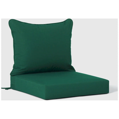 Polytrends Birchwood Canapé d'extérieur en HDPE résistant aux intempéries pour terrasse avec coussins (3 pièces)