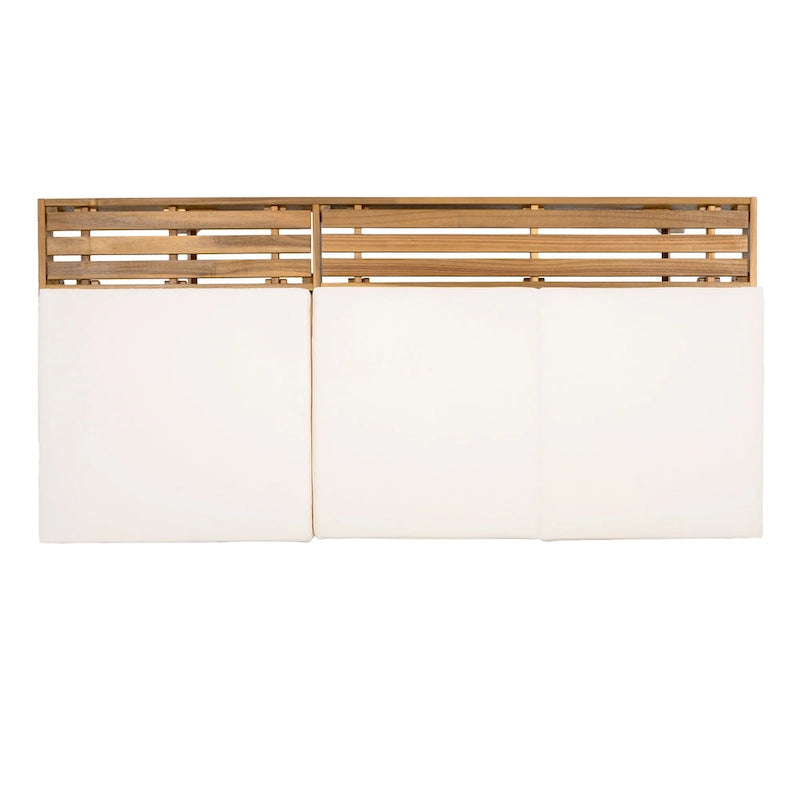 Christopher Knight Home - Ensemble de 2 chaises longues Michael en acacia pour l'extérieur