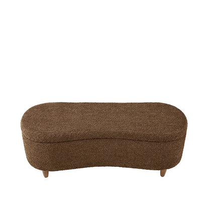 Banc de rangement rabattable INK+IVY Bailey Taupe Boucle