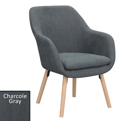 Fauteuil d'appoint rembourré à oreilles Charlotte « Take a Seat » de Convenience Concepts
