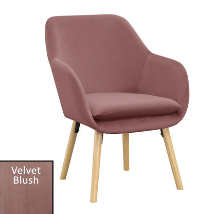Fauteuil d'appoint rembourré à oreilles Charlotte « Take a Seat » de Convenience Concepts