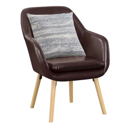 Fauteuil d'appoint rembourré à oreilles Charlotte « Take a Seat » de Convenience Concepts