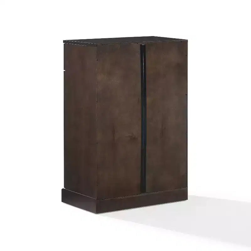 Crosley Meuble de rangement de cuisine Stanton 91 cm, coloris café : Étagères réglables, cadre en MDF, placage bois, 2 portes, 1 tiroir