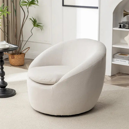 Fauteuil pivotant - Rotation à 360° - Tissu bouclette
