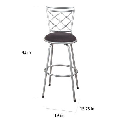 Tabourets Alyssa à hauteur réglable et pivotants Simple Living (lot de 3)