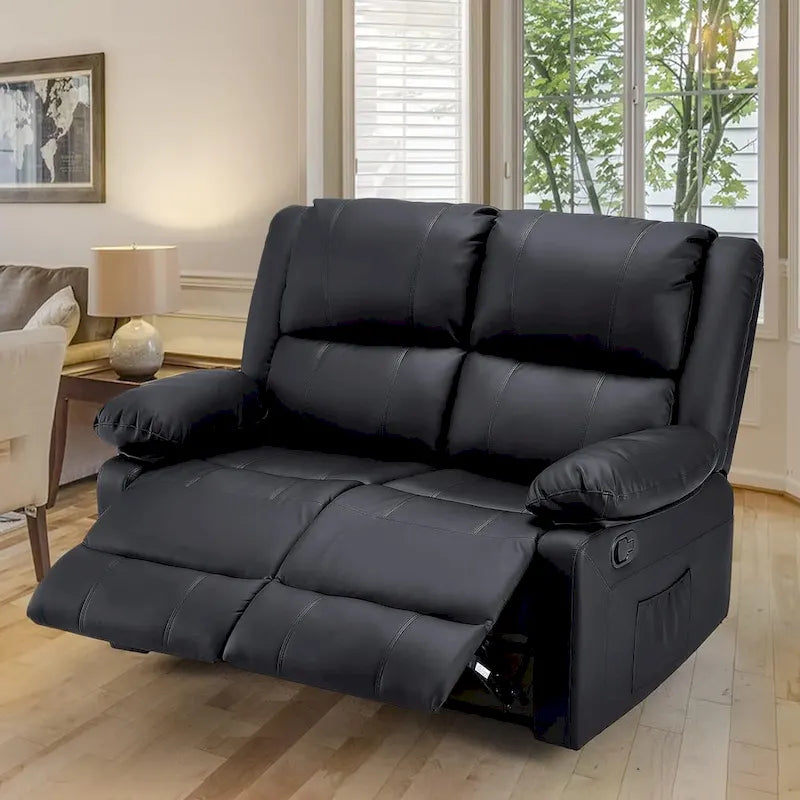 Causeuse inclinable 2 places AECOJOY avec fonction de chaleur et de massage