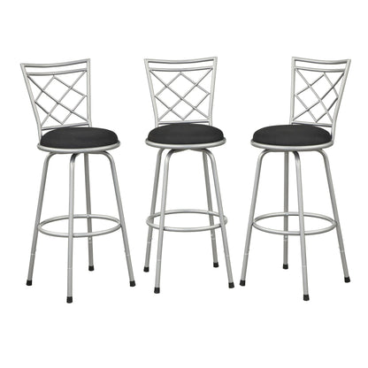 Tabourets Alyssa à hauteur réglable et pivotants Simple Living (lot de 3)
