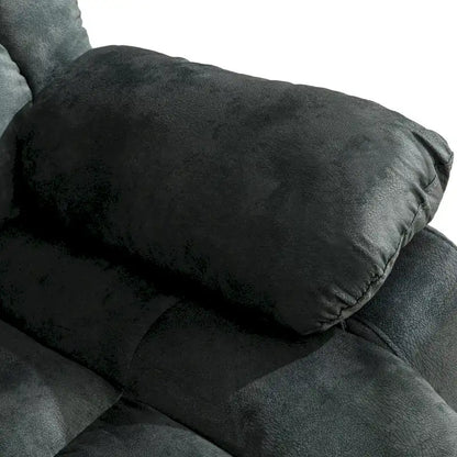 Fauteuil inclinable et pivotant à 360° avec massage manuel, chaleur et vibrations