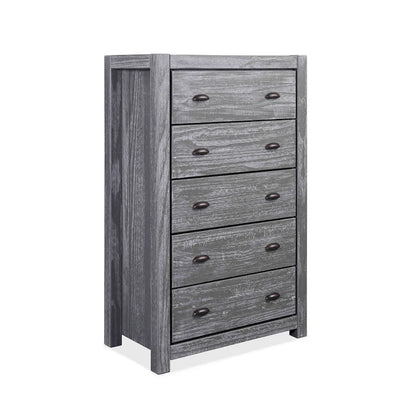Commode 5 tiroirs en bois massif Montauk Grain Wood Furniture