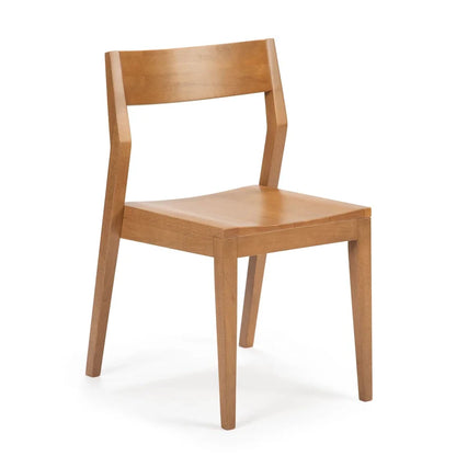 Chaise de salle à manger moderne en bois massif Plank and Beam
