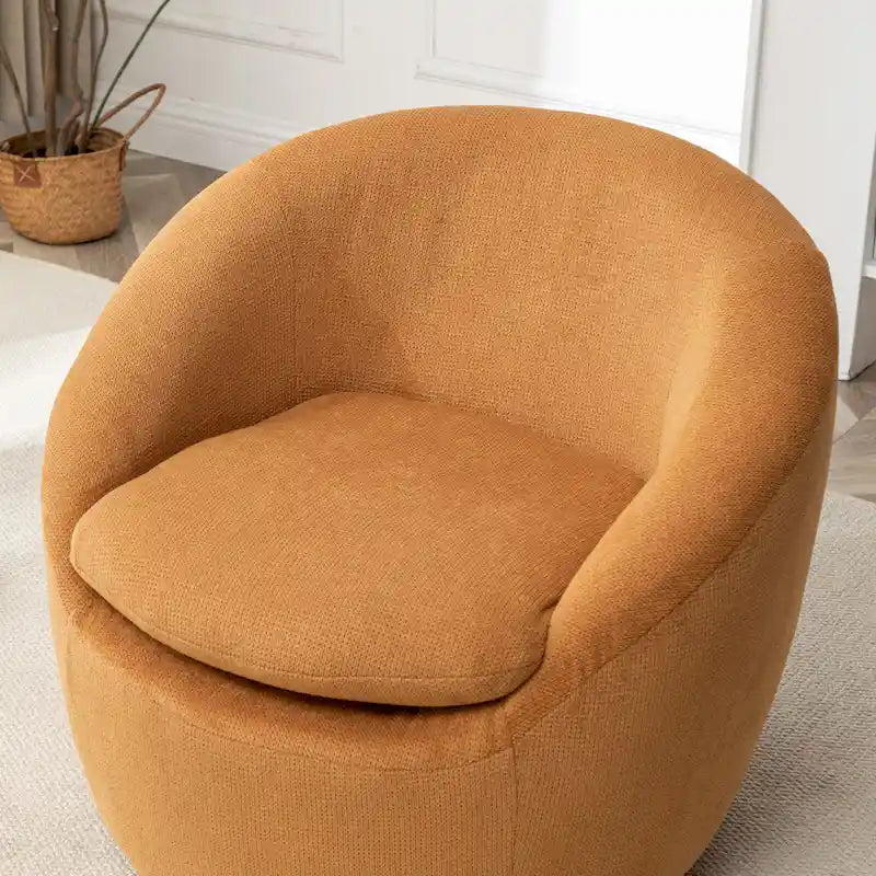 Fauteuil pivotant - Rotation à 360° - Tissu bouclette