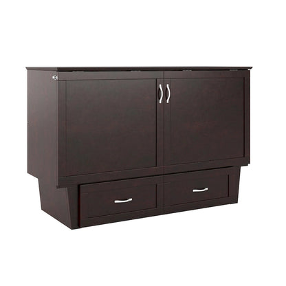Lit escamotable coffre Chelsea Queen avec matelas