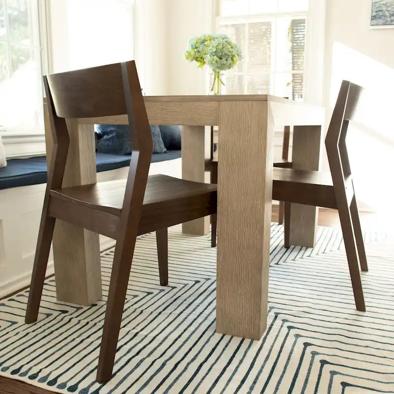 Chaise de salle à manger moderne en bois massif Plank and Beam