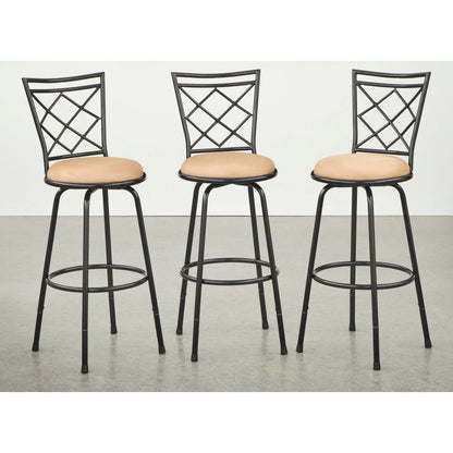 Tabourets Alyssa à hauteur réglable et pivotants Simple Living (lot de 3)