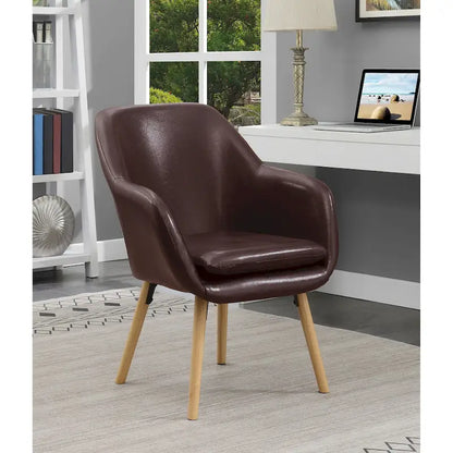 Fauteuil d'appoint rembourré à oreilles Charlotte « Take a Seat » de Convenience Concepts