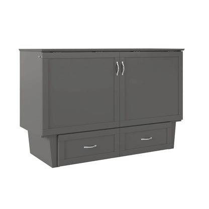 Lit escamotable coffre Chelsea Queen avec matelas