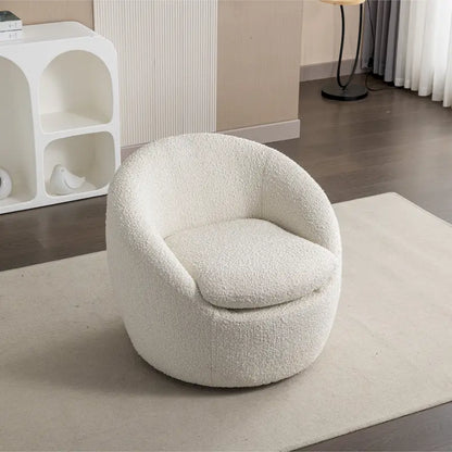 Fauteuil pivotant - Rotation à 360° - Tissu bouclette