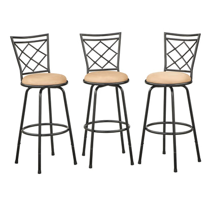 Tabourets Alyssa à hauteur réglable et pivotants Simple Living (lot de 3)