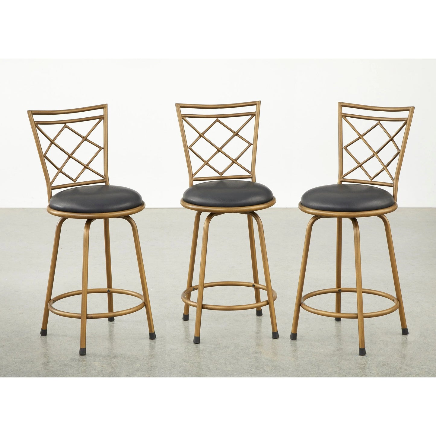 Tabourets Alyssa à hauteur réglable et pivotants Simple Living (lot de 3)