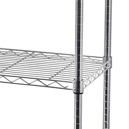 Étagère métallique à 5 niveaux avec roulettes - (59,06 x 17,72 x 70,87)