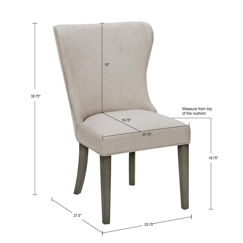 Chaise de salle à manger latérale Helena Madison Park Signature
