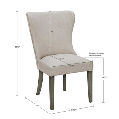 Chaise de salle à manger latérale Helena Madison Park Signature
