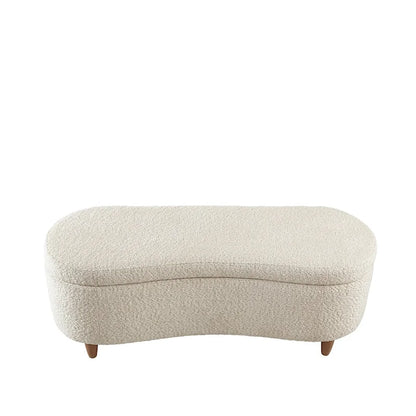 Banc de rangement rabattable INK+IVY Bailey Taupe Boucle