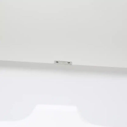 Meuble d'entrée LuxenHome blanc en MDF avec banc de rangement