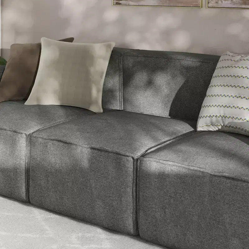 Flash Furniture Bridgetown, Canapé modulable de luxe, Siège central sans accoudoirs