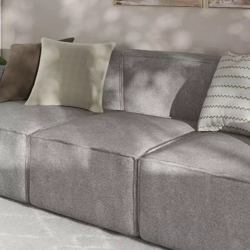 Flash Furniture Bridgetown, Canapé modulable de luxe, Siège central sans accoudoirs