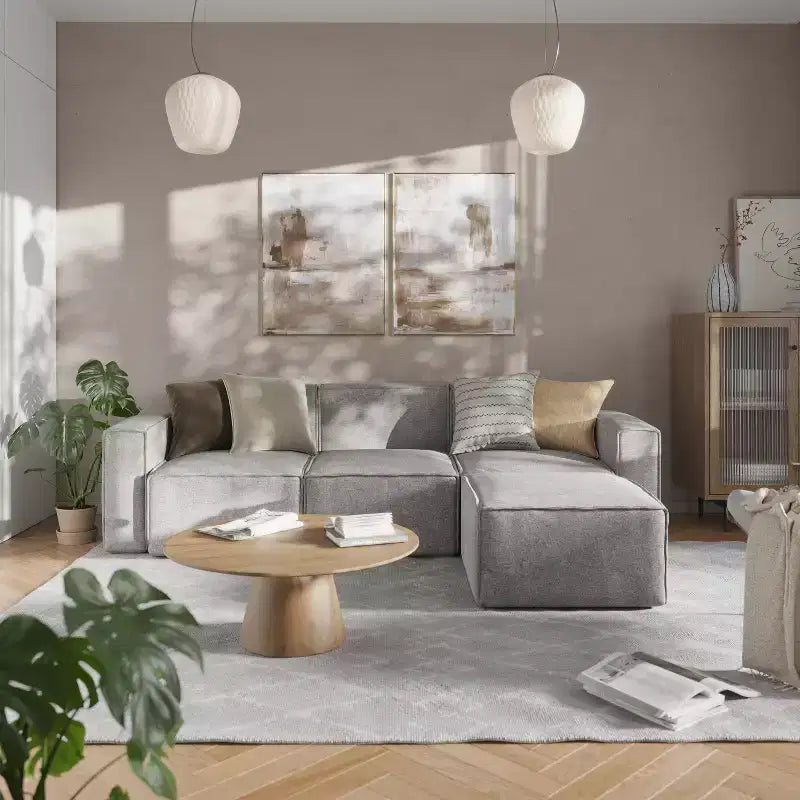 Flash Furniture Bridgetown, Canapé modulable de luxe, Siège central sans accoudoirs