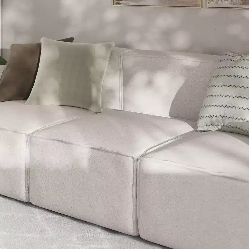 Flash Furniture Bridgetown, Canapé modulable de luxe, Siège central sans accoudoirs