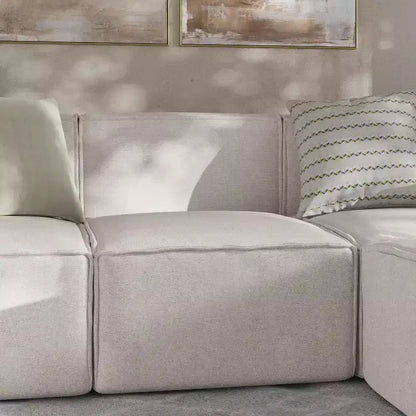Flash Furniture Bridgetown, Canapé modulable de luxe, Siège central sans accoudoirs