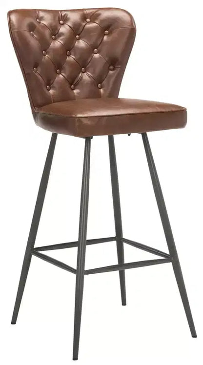 Tabouret de bar touffeté moderne du milieu du siècle Aster (ensemble de 2) - FOX1703 - Safavieh Couture