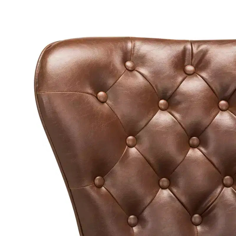 Tabouret de bar touffeté moderne du milieu du siècle Aster (ensemble de 2) - FOX1703 - Safavieh Couture