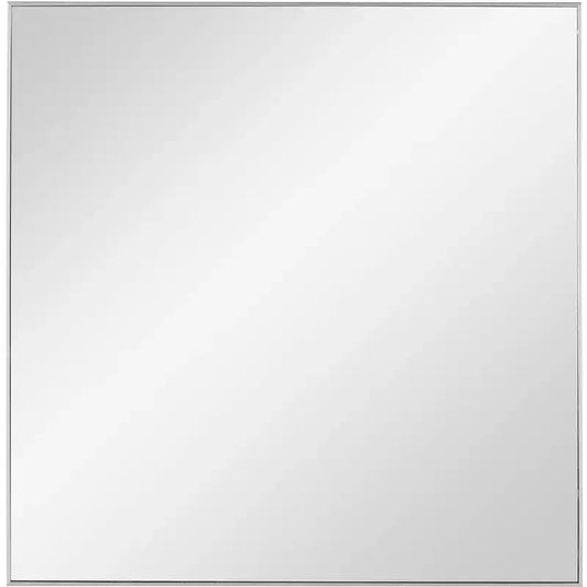 Uttermost Alexo Brushed Silver 28 Square Wall Mirror