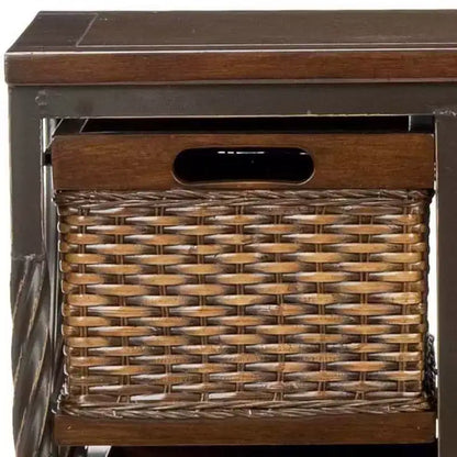Meuble de rangement à 4 tiroirs Andrew - AMH6511 - Teck foncé - Safavieh Couture