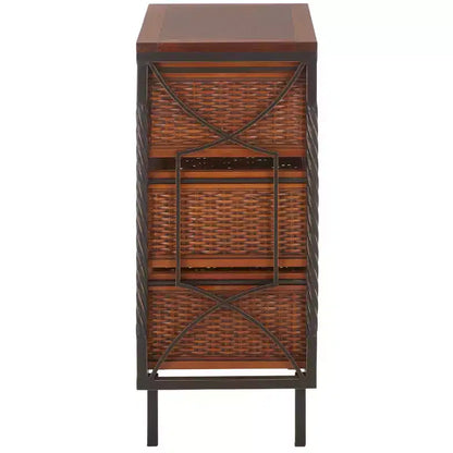 Meuble de rangement à 4 tiroirs Andrew - AMH6511 - Teck foncé - Safavieh Couture