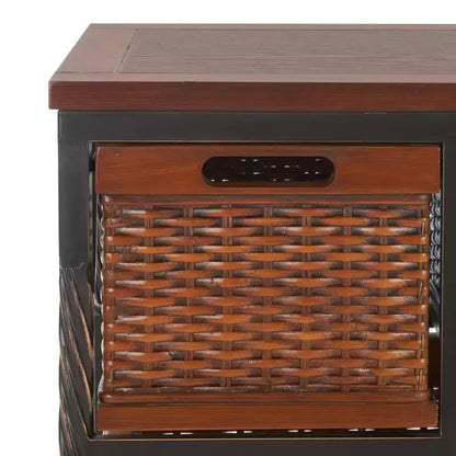 Meuble de rangement à 4 tiroirs Andrew - AMH6511 - Teck foncé - Safavieh Couture