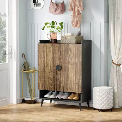 Meuble à chaussures en bois à 7 niveaux Tribesigns